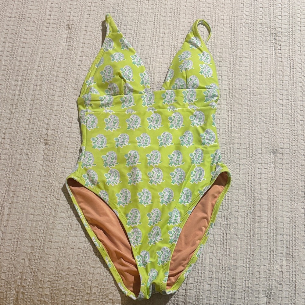 J. Crew Floral One-Piece Swimsuit